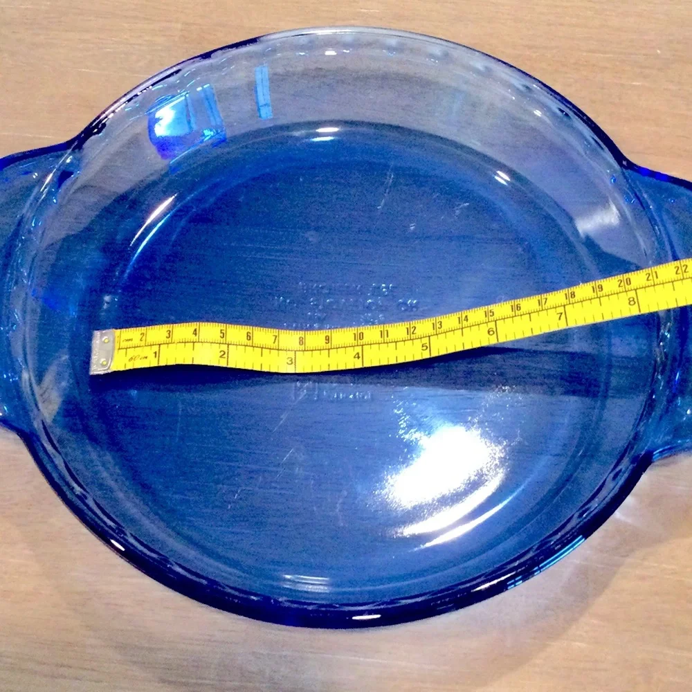 Anchor Ovenware Blue Pie Plate 9” DIA 1 QT